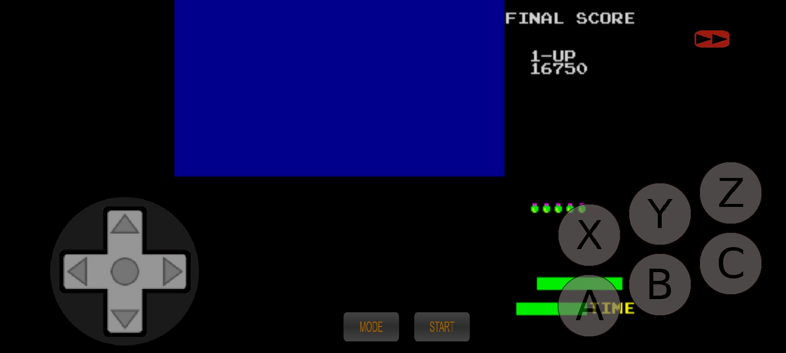 Hauntedprogram: Frogger (Sega Genesis / MegaDrive Emulated) 16,750 points on 2022-07-16 22:58:49