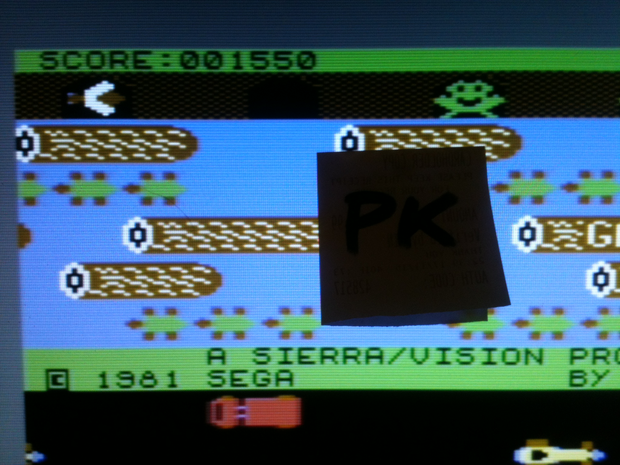 kernzy: Frogger: Sierra [Slow] (Commodore 64) 1,550 points on 2015-11-29 16:46:21