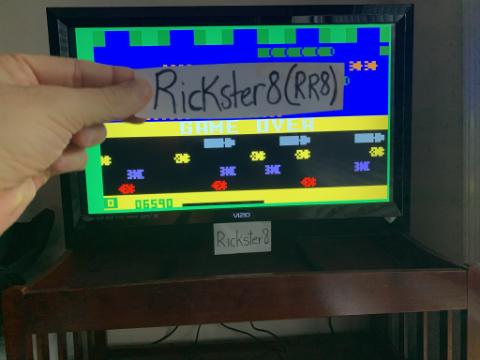 Rickster8: Frogger: Skill 4 (Intellivision Emulated) 6,590 points on 2020-09-24 19:29:05