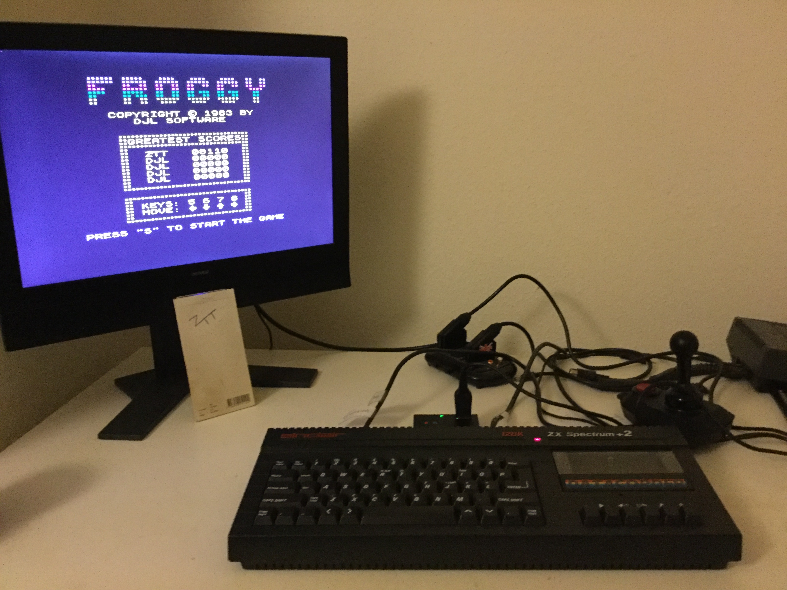 Frankie: Froggy (ZX Spectrum) 8,110 points on 2019-12-19 10:25:28