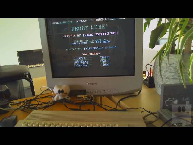 GTibel: Front Line [Interceptor Micros] (Commodore 64) 2,600 points on 2019-05-18 01:30:49