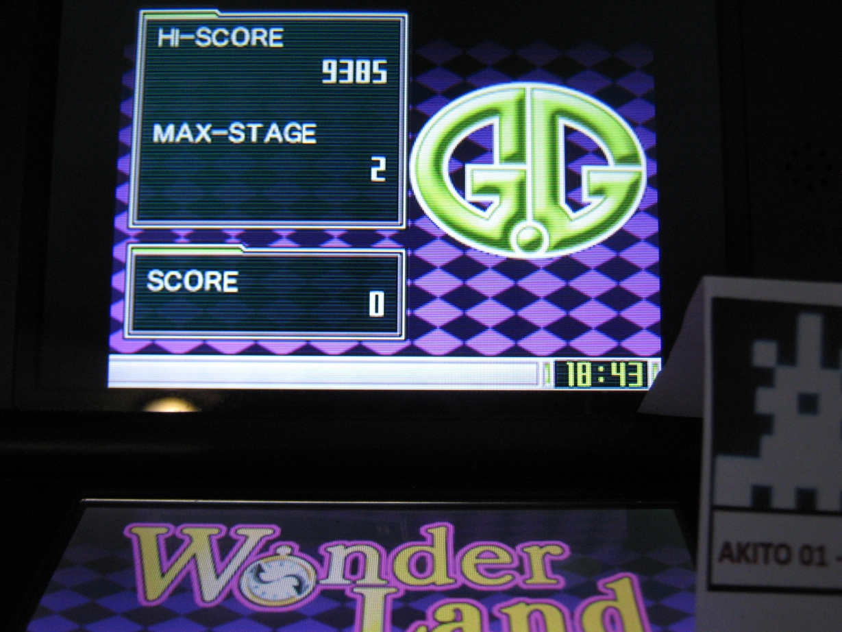 Akito01: G.G Series Wonder Land (Nintendo DS) 9,385 points on 2015-06-26 16:53:16