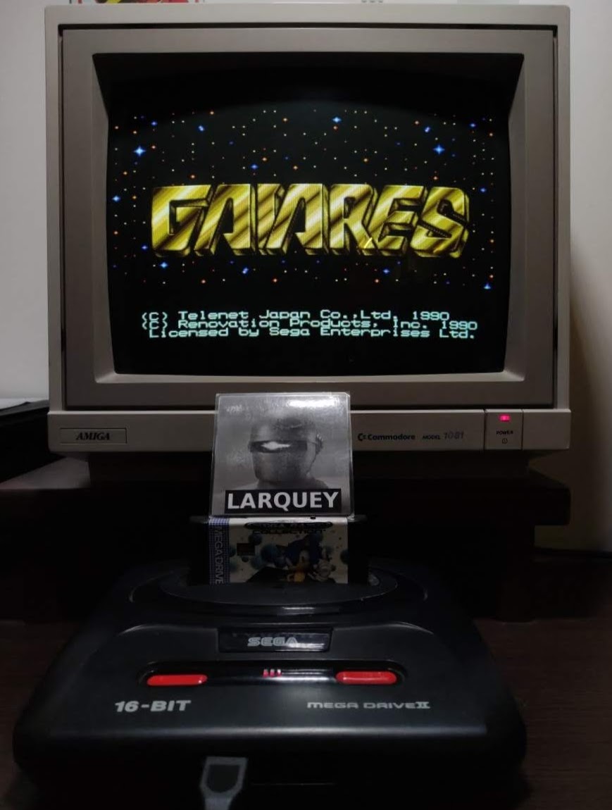 Larquey: Gaiares (Sega Genesis / MegaDrive) 55,600 points on 2021-09-25 04:13:58