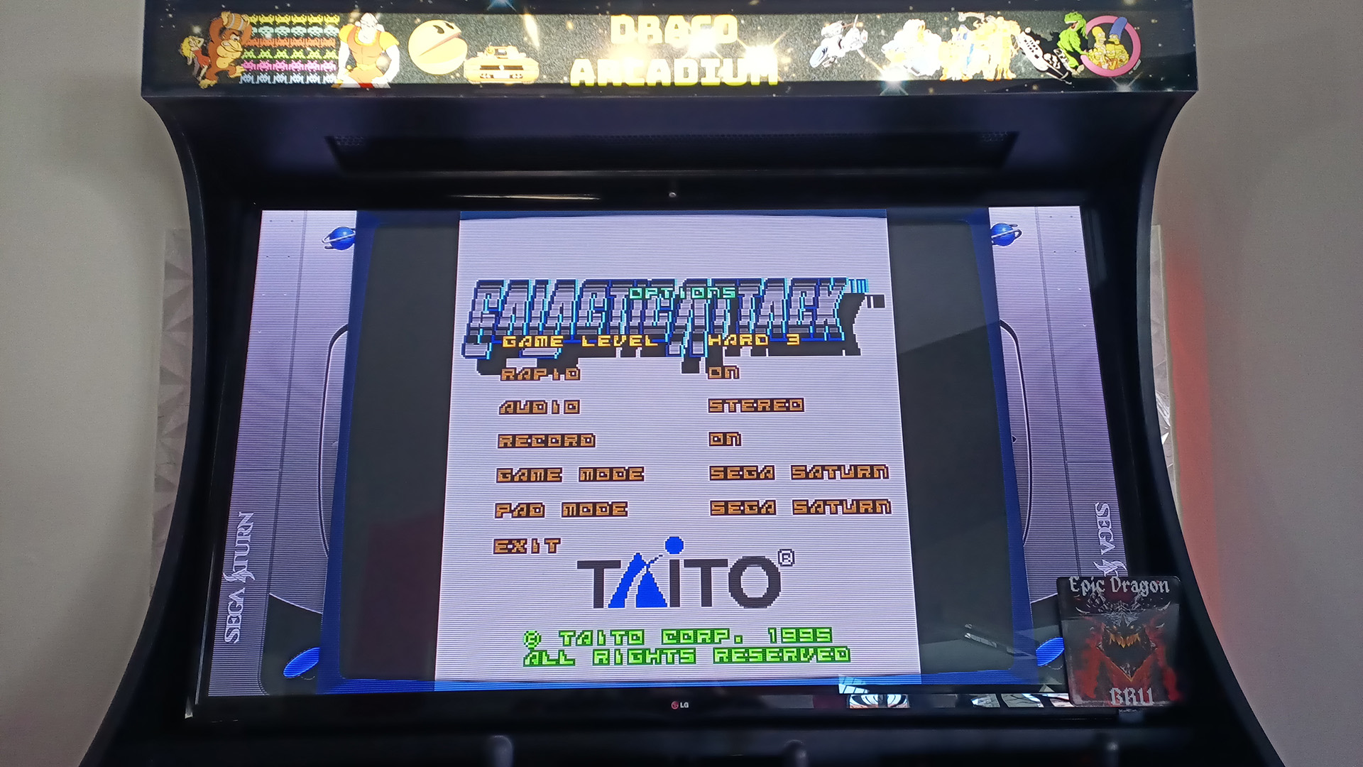 EpicDragon: Galactic Attack: Hard 3 (Sega Saturn Emulated) 523,300 points on 2022-08-14 14:49:47
