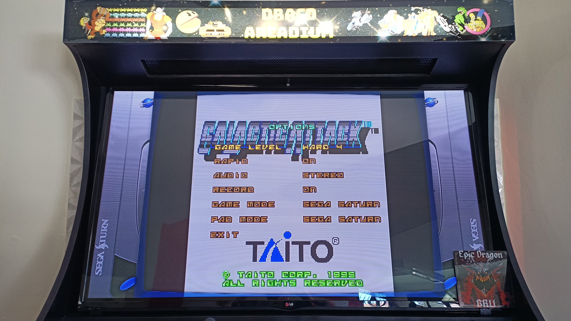 EpicDragon: Galactic Attack: Hard 4 (Sega Saturn Emulated) 743,800 points on 2022-08-14 14:51:15