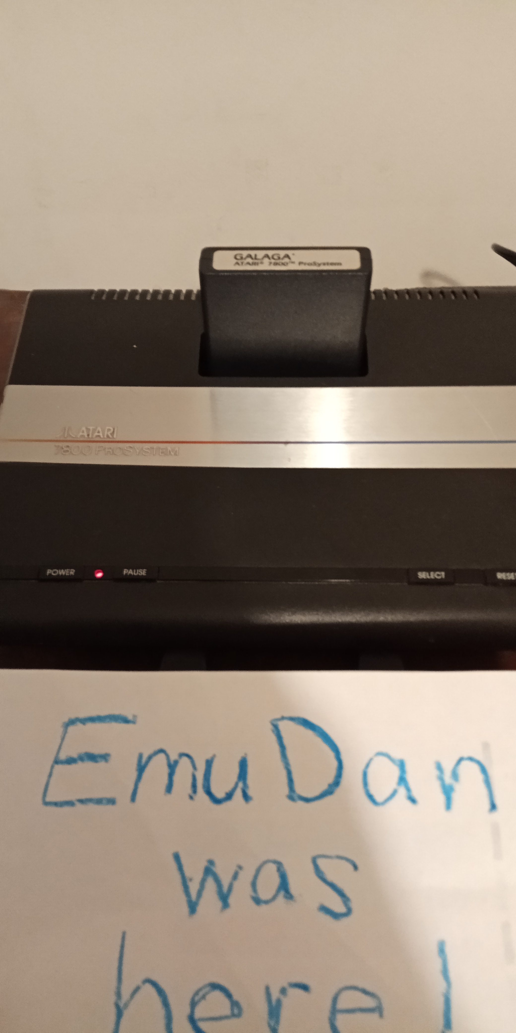 EmuDan: Galaga: Novice (Atari 7800) 1,076,300 points on 2019-05-15 18:25:32