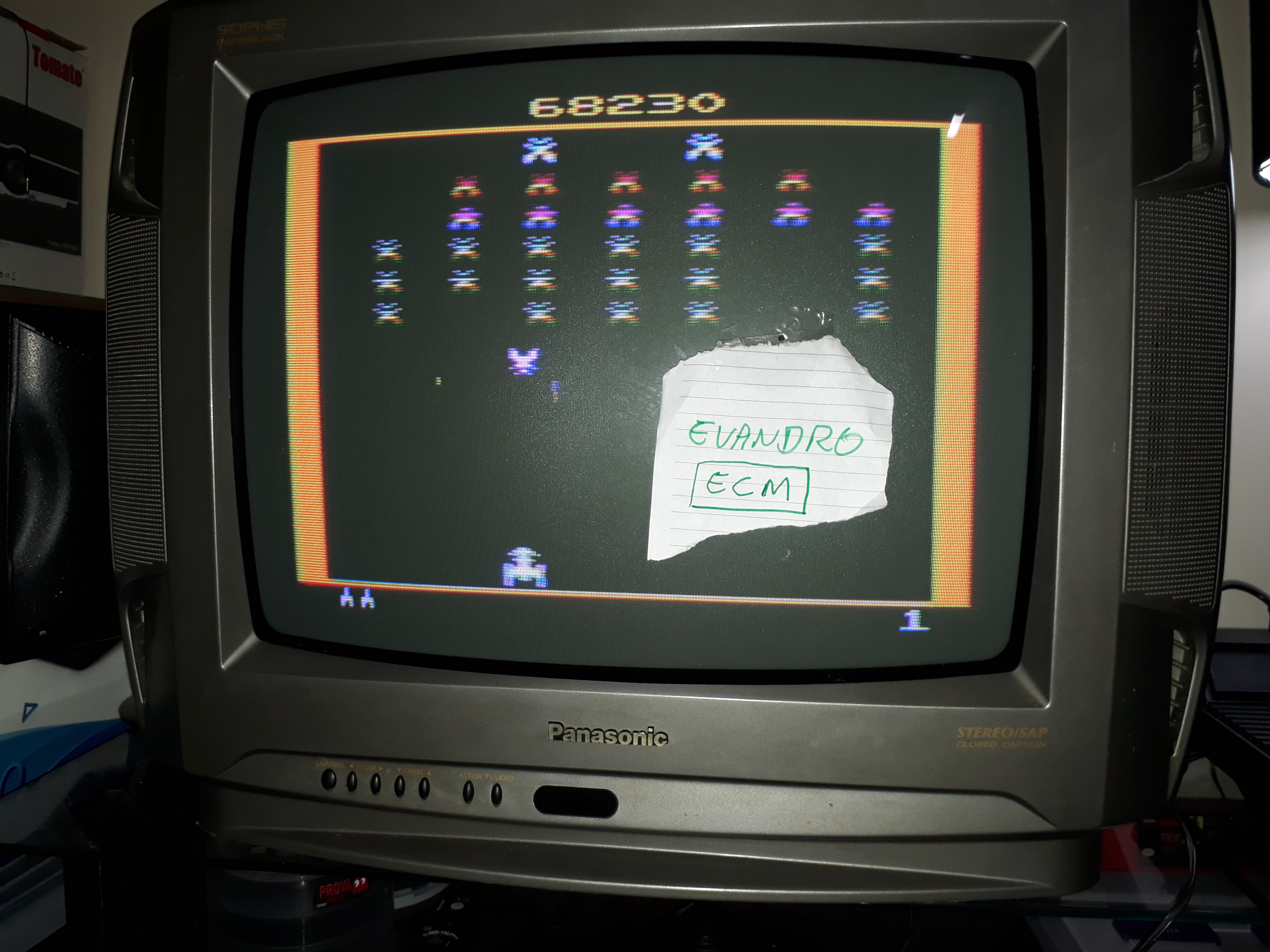 Evandro: Galaxian (Atari 2600 Expert/A) 68,230 points on 2018-11-01 19:01:31