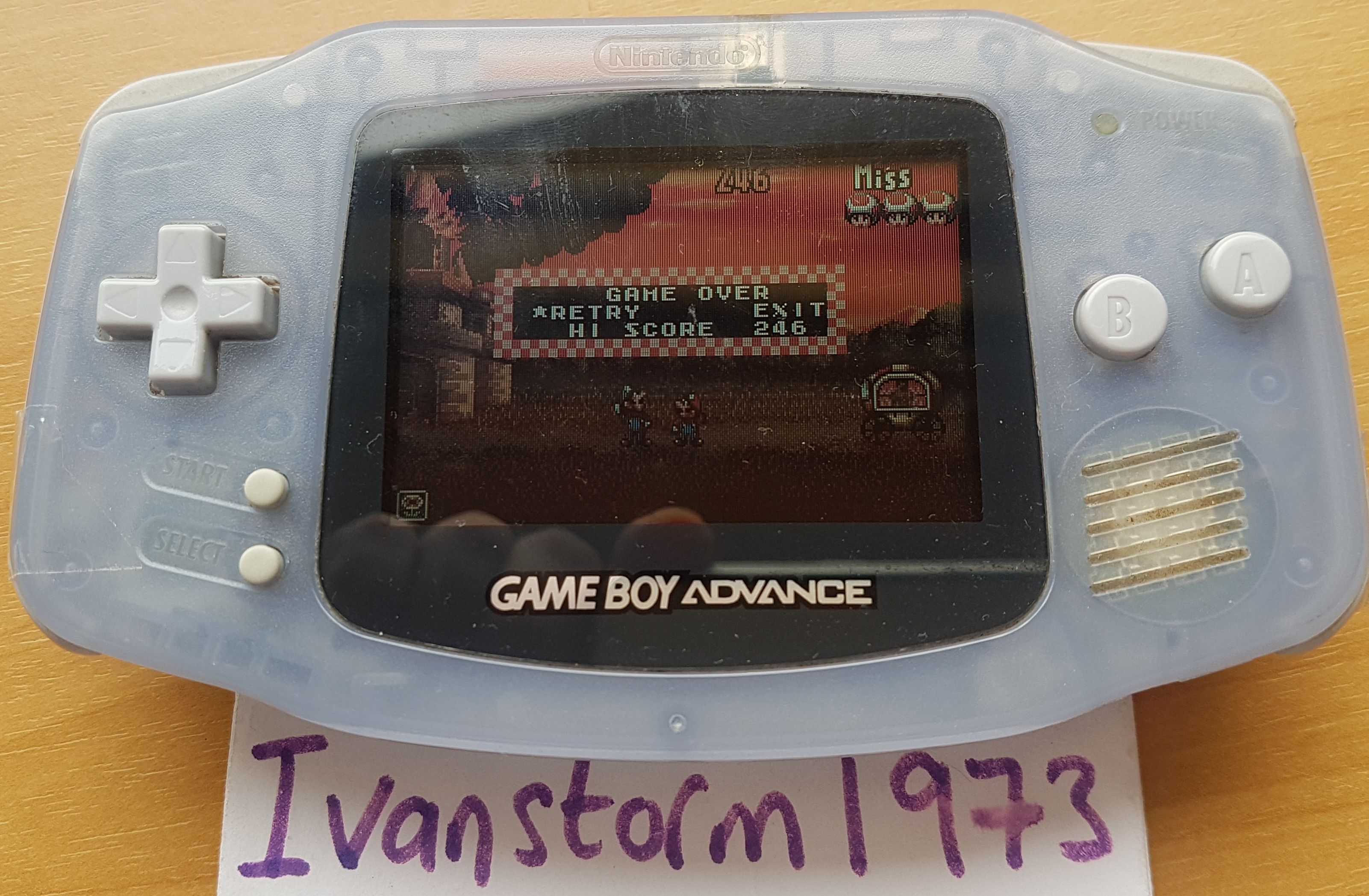 Ivanstorm1973: Game & Watch Gallery 4: Fire [Modern: Hard] (GBA) 246 points on 2018-04-06 06:46:01