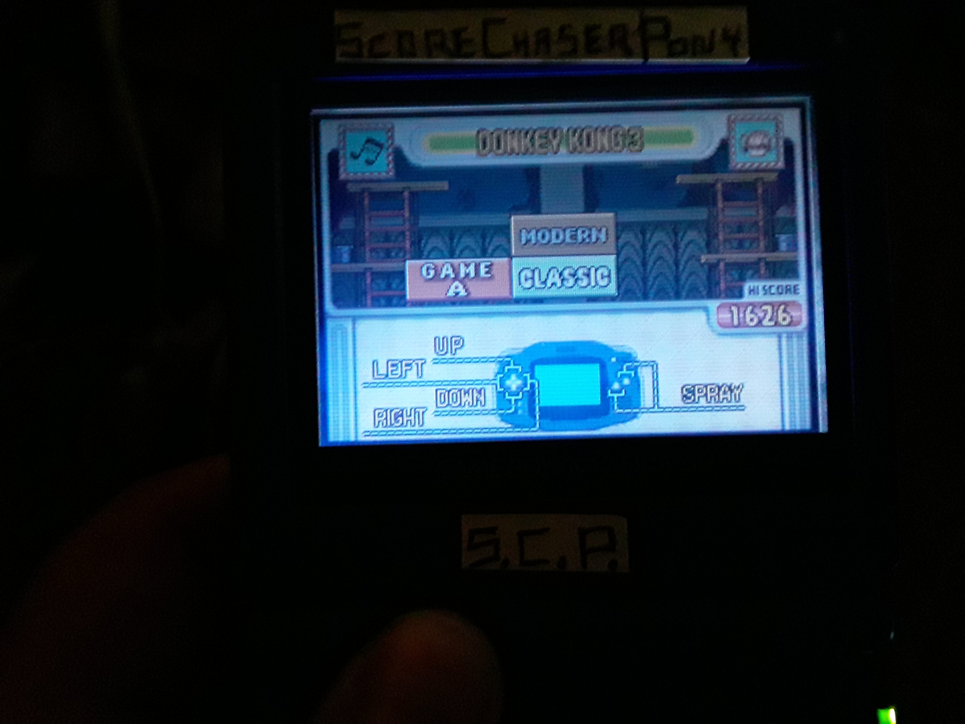 Scorechaserpony: Game & Watch Gallery 4: Donkey Kong 3 [Classic: Game A] (GBA) 1,626 points on 2019-07-31 15:32:00