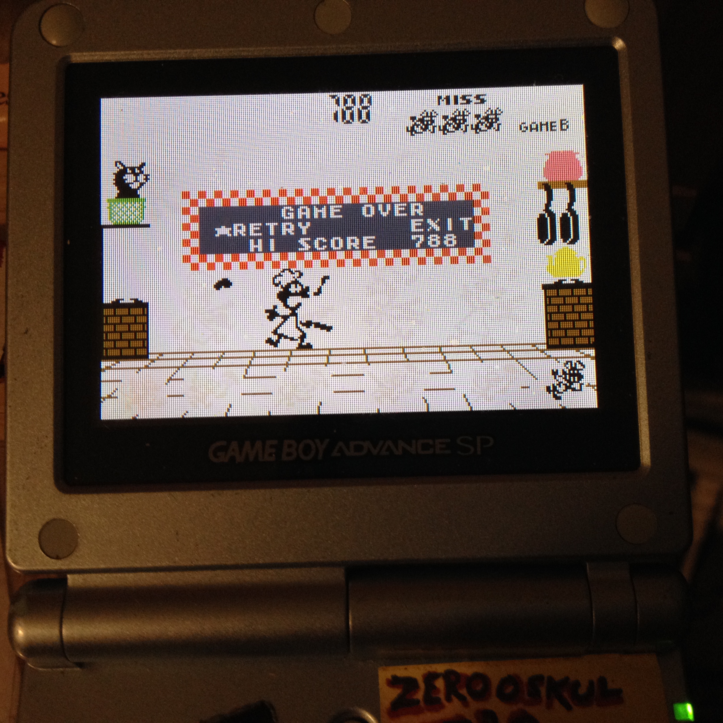 zerooskul: Game & Watch Gallery 4: Chef [Classic: Hard] (GBA) 788 points on 2019-08-10 19:12:09