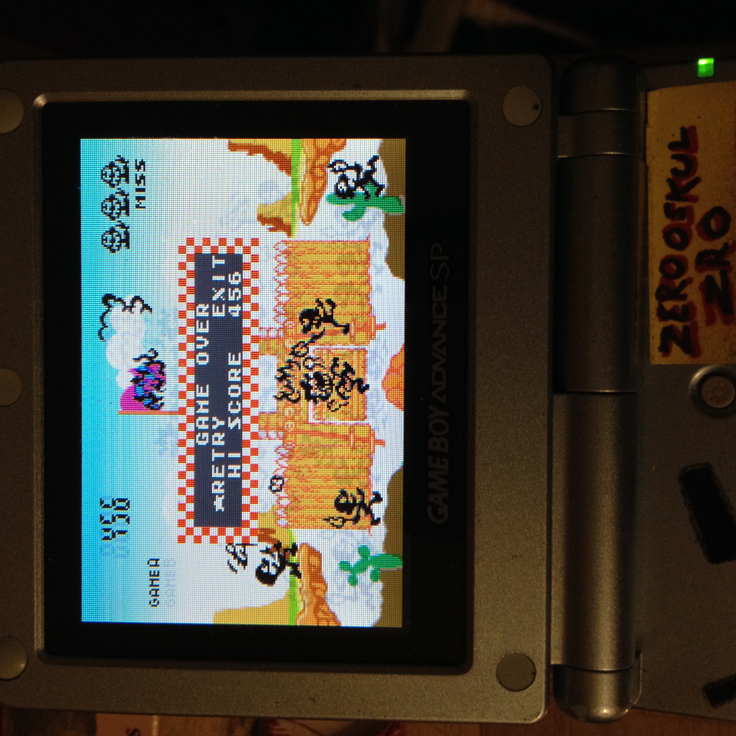 zerooskul: Game & Watch Gallery 4: Fire Attack [Classic: Easy] (GBA) 456 points on 2019-08-11 01:05:32