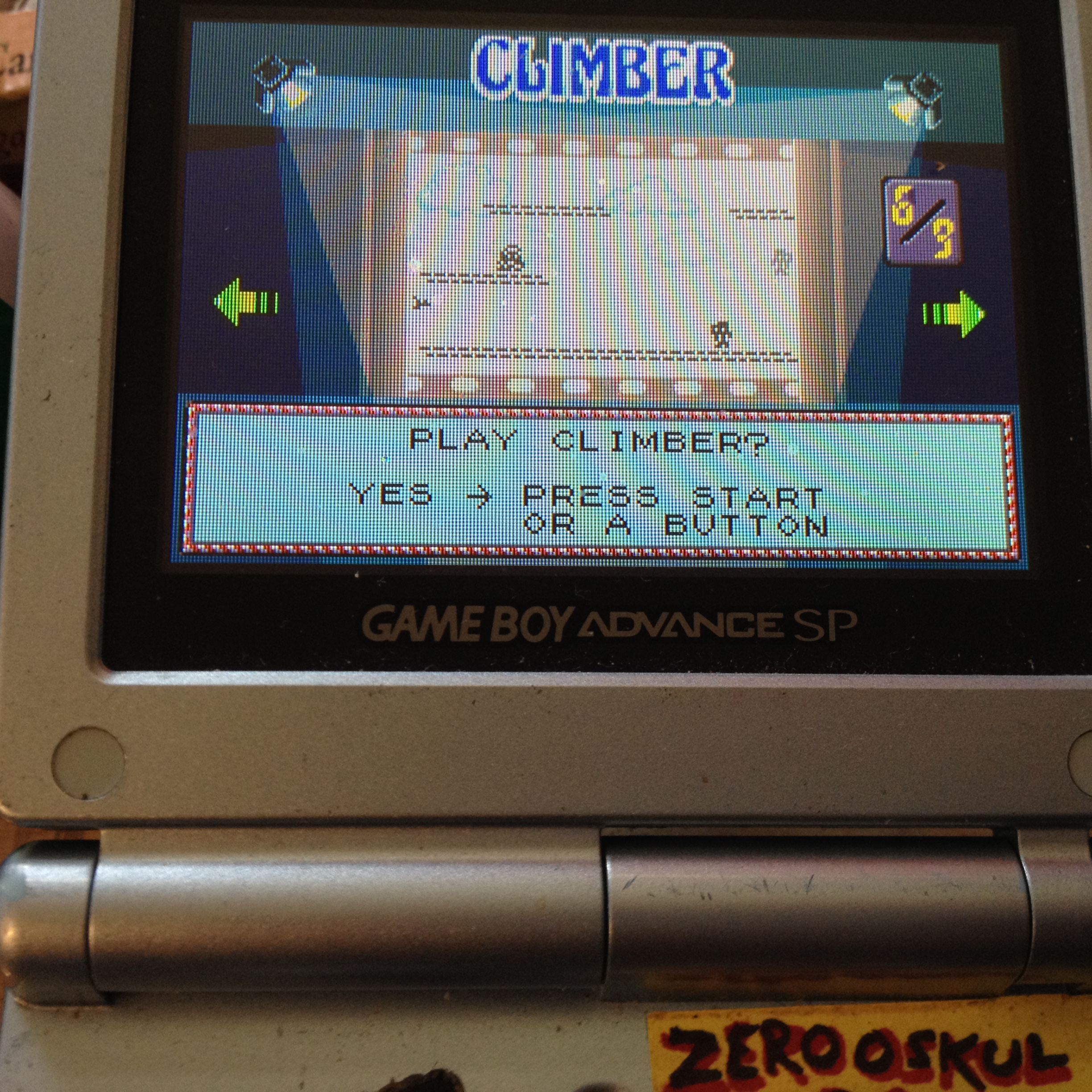 zerooskul: Game & Watch Gallery 4: Climber (GBA) 171 points on 2019-08-15 13:10:44