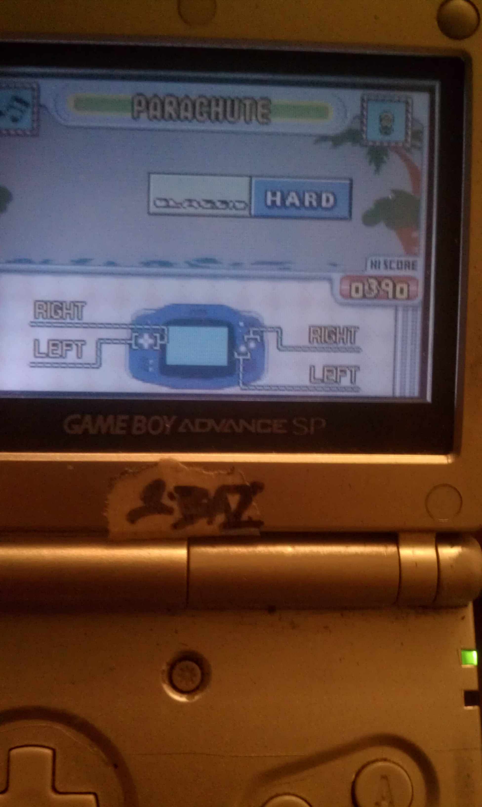 S.BAZ: Game & Watch Gallery 4: Parachute [Classic: Hard] (GBA) 390 points on 2019-11-20 04:09:42