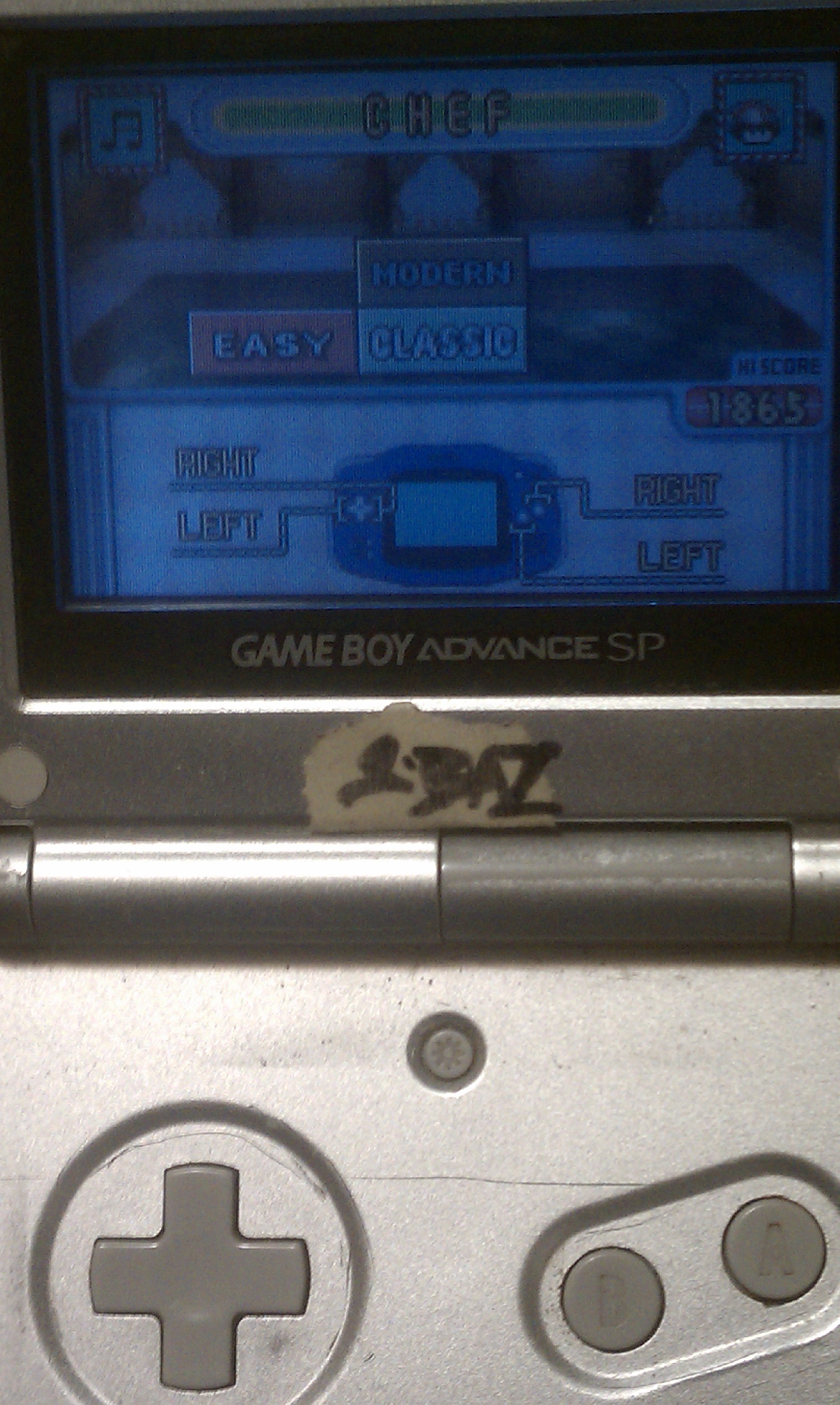 S.BAZ: Game & Watch Gallery 4: Chef [Classic: Easy] (GBA) 1,865 points on 2019-11-20 04:12:25