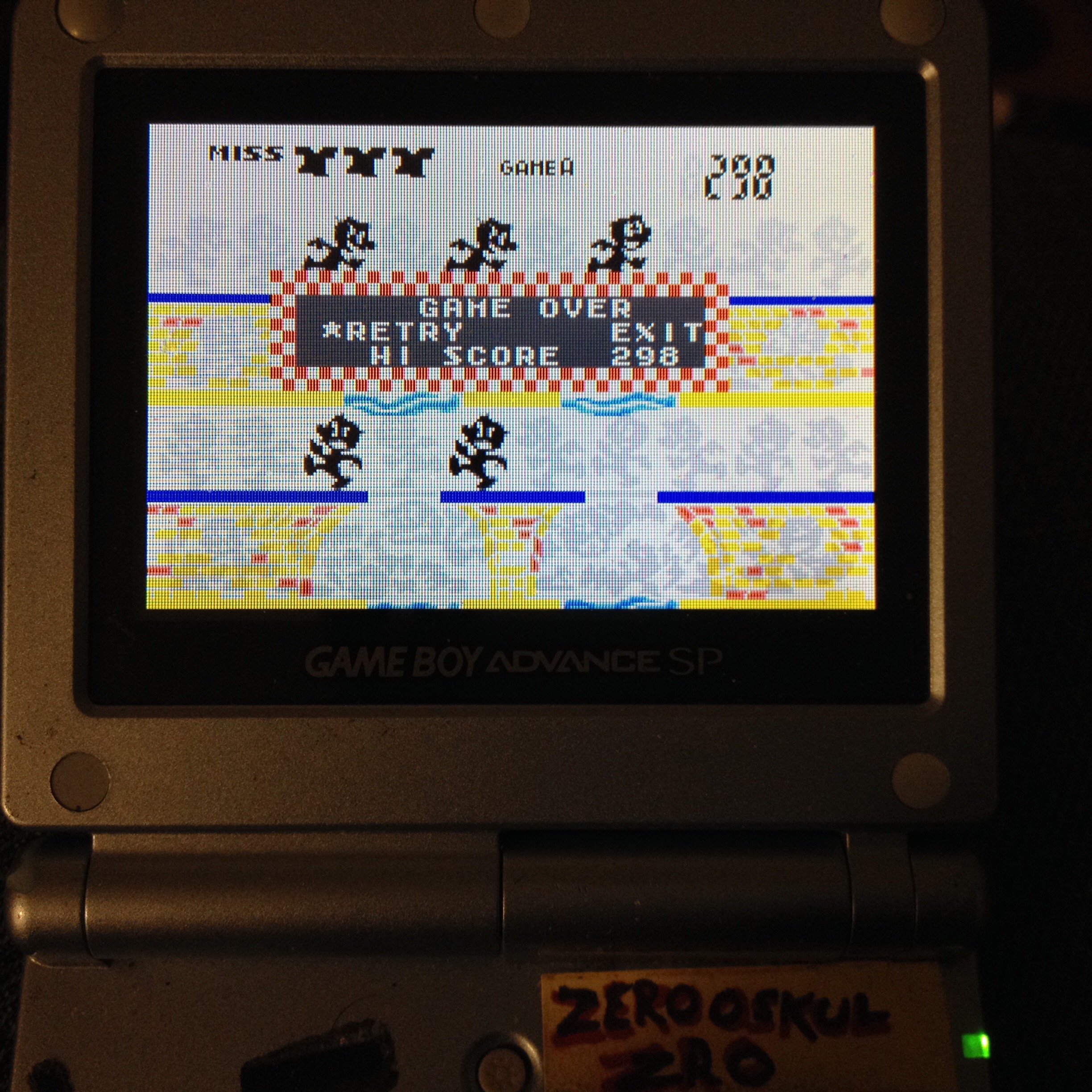 zerooskul: Game & Watch Gallery 4: Manhole [Classic: Easy] (GBA) 298 points on 2019-11-24 16:37:22