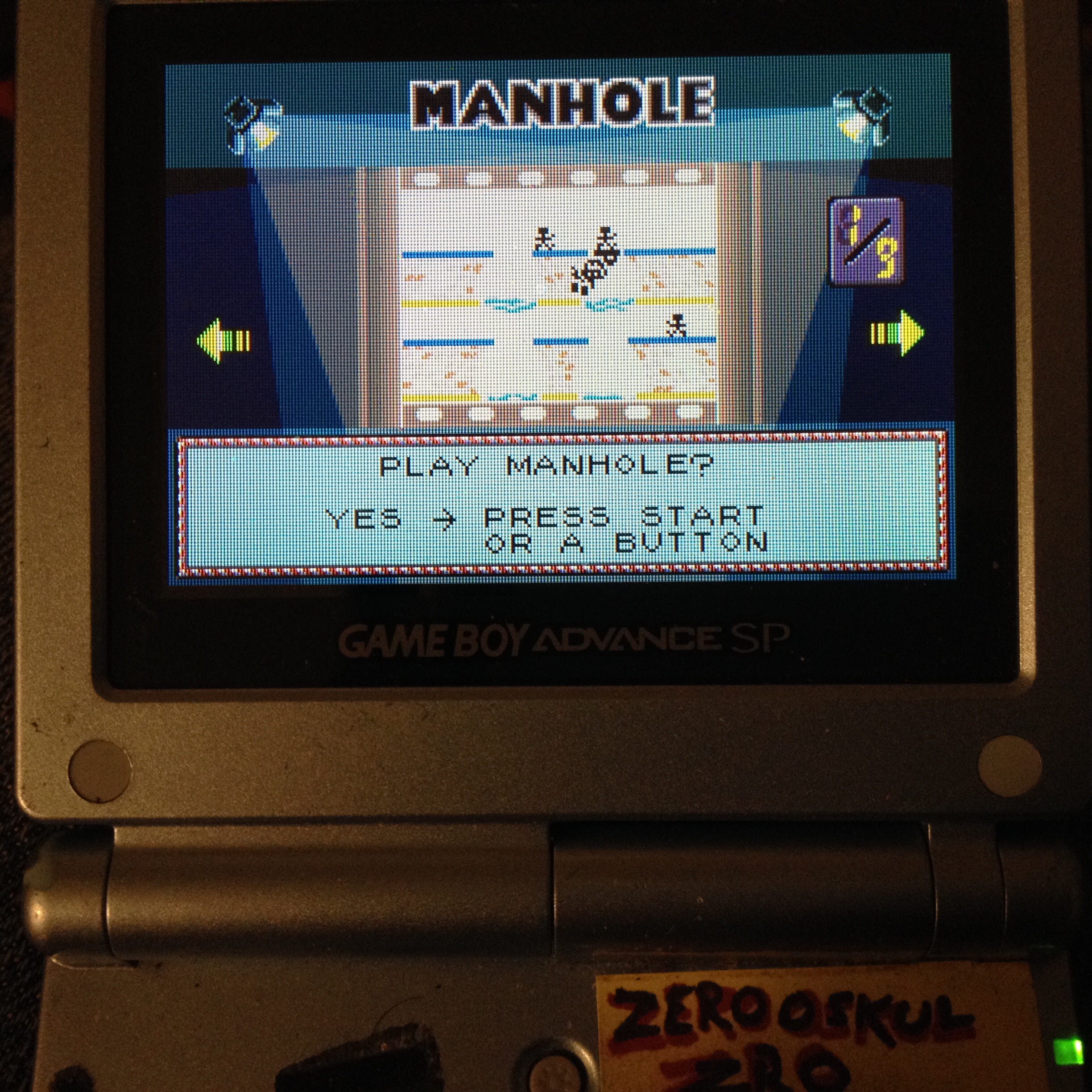 zerooskul: Game & Watch Gallery 4: Manhole [Classic: Easy] (GBA) 298 points on 2019-11-24 16:37:22