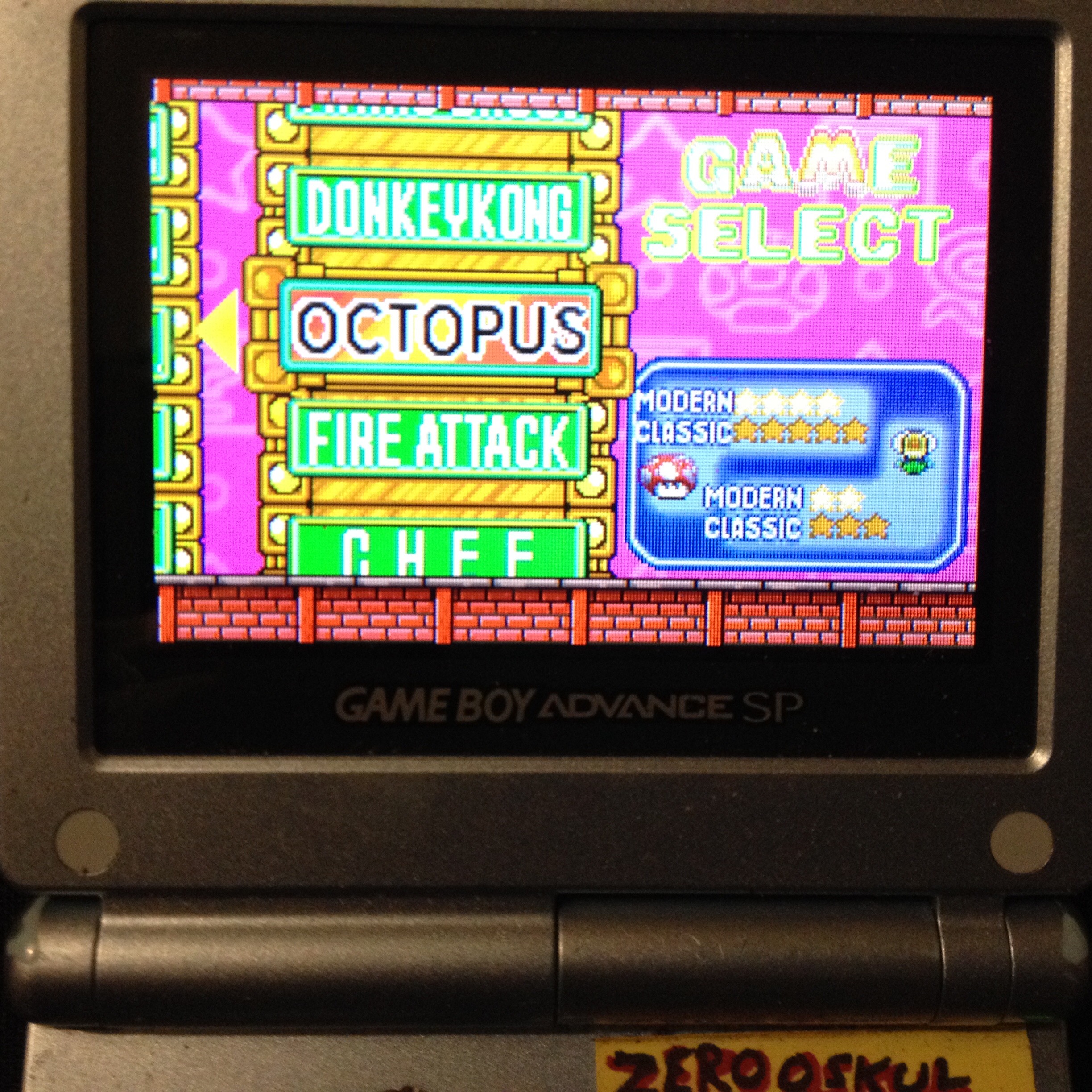 zerooskul: Game & Watch Gallery 4: Octopus [Classic: Hard] (GBA) 655 points on 2019-12-08 18:42:18