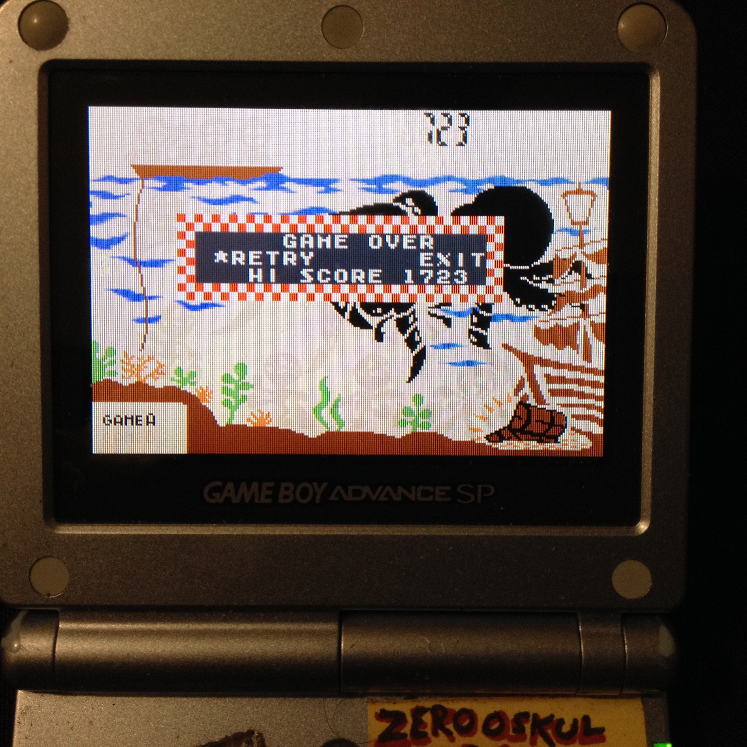 zerooskul: Game & Watch Gallery 4: Octopus [Classic: Easy] (GBA) 1,723 points on 2019-12-09 10:24:39