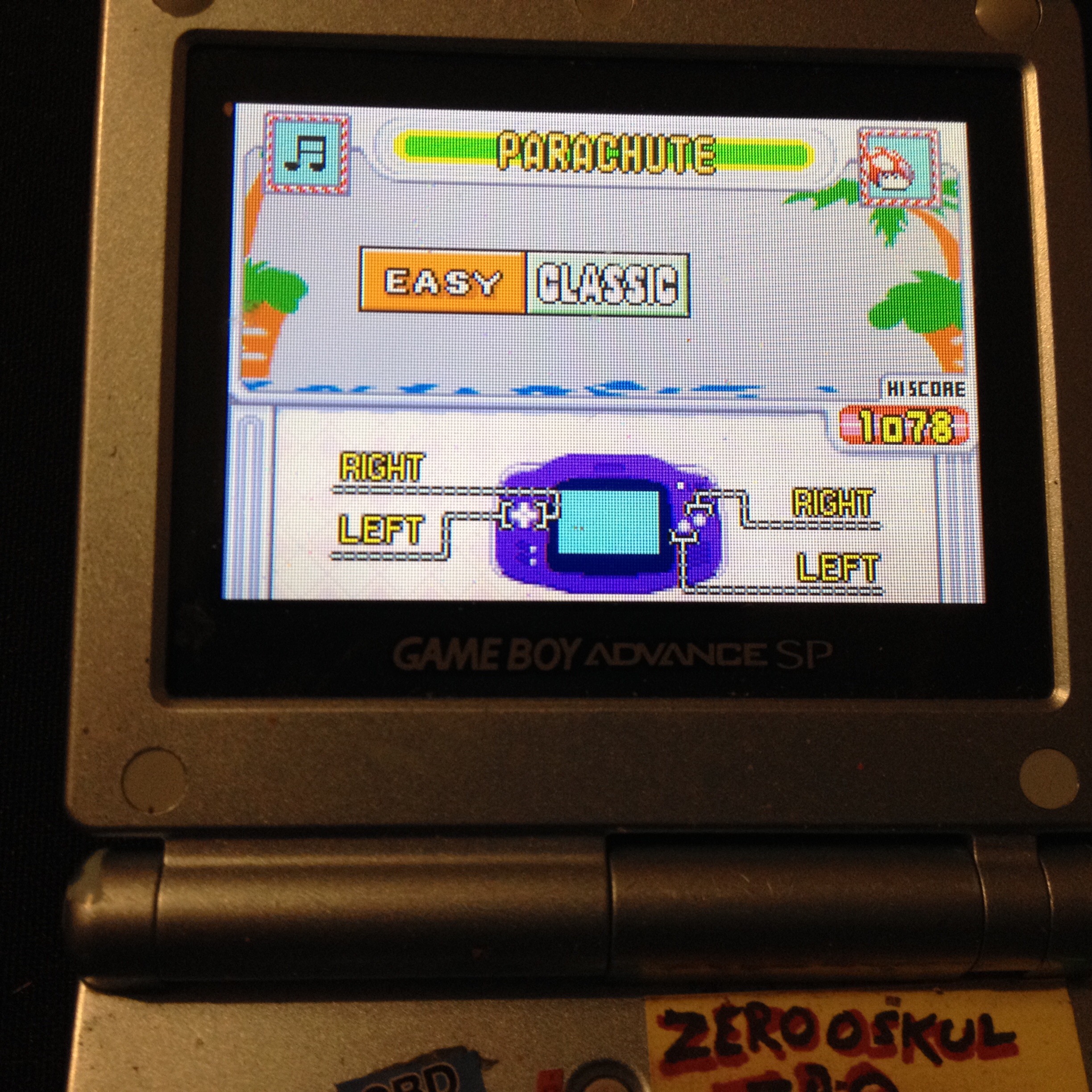zerooskul: Game & Watch Gallery 4: Parachute [Classic: Easy] (GBA) 1,078 points on 2020-01-14 20:39:09
