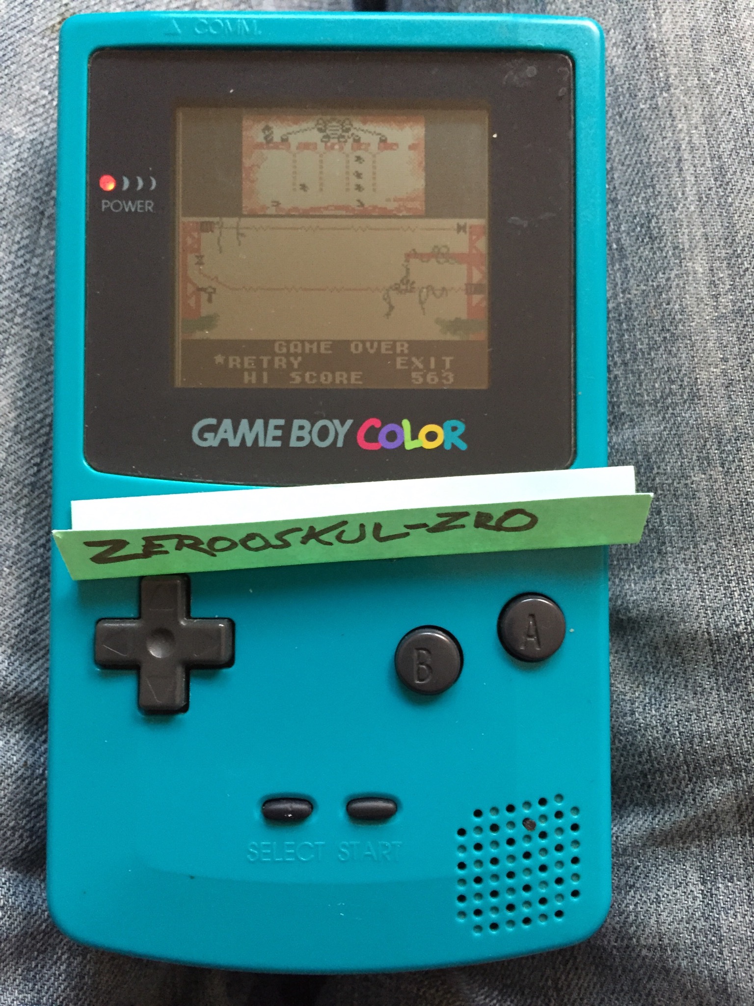 zerooskul: Game & Watch Gallery 2: Donkey Kong II [Classic: Hard] (Game Boy Color) 563 points on 2018-07-01 15:21:14