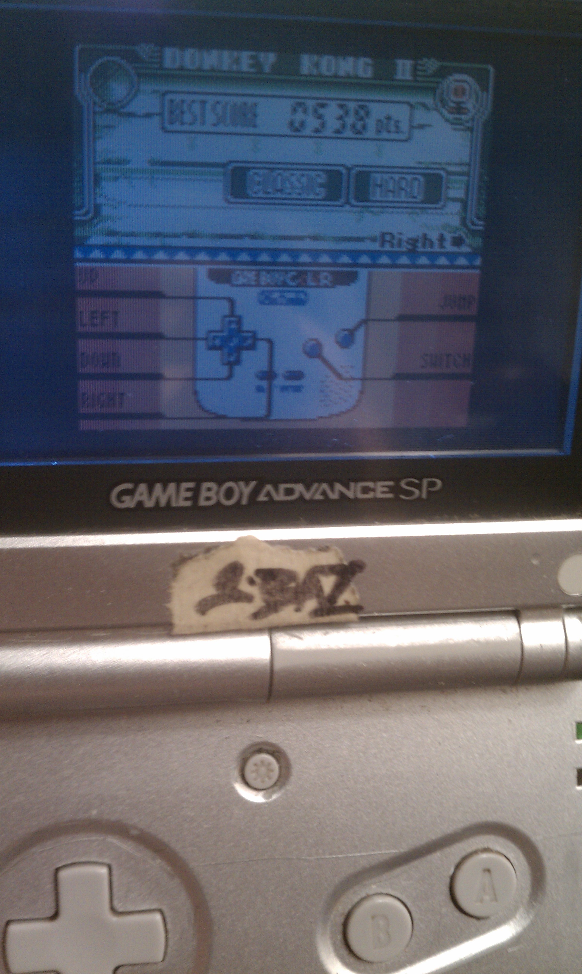 S.BAZ: Game & Watch Gallery 2: Donkey Kong II [Classic: Hard] (Game Boy Color) 538 points on 2018-08-16 14:01:16