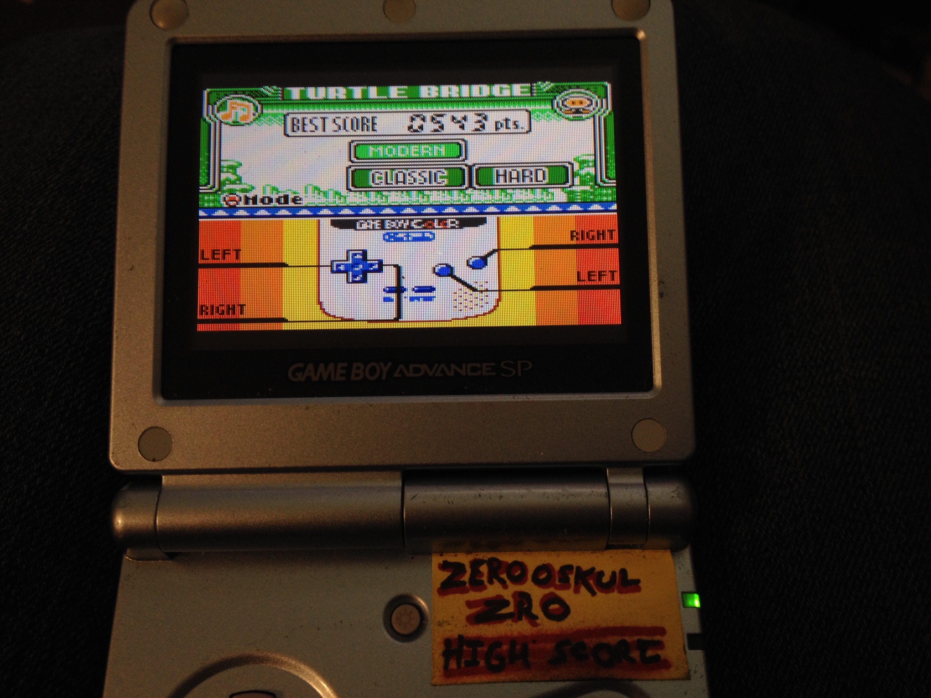 zerooskul: Game & Watch Gallery 3: Turtle Bridge: Classic: Hard (Game Boy Color) 543 points on 2019-04-22 09:45:08
