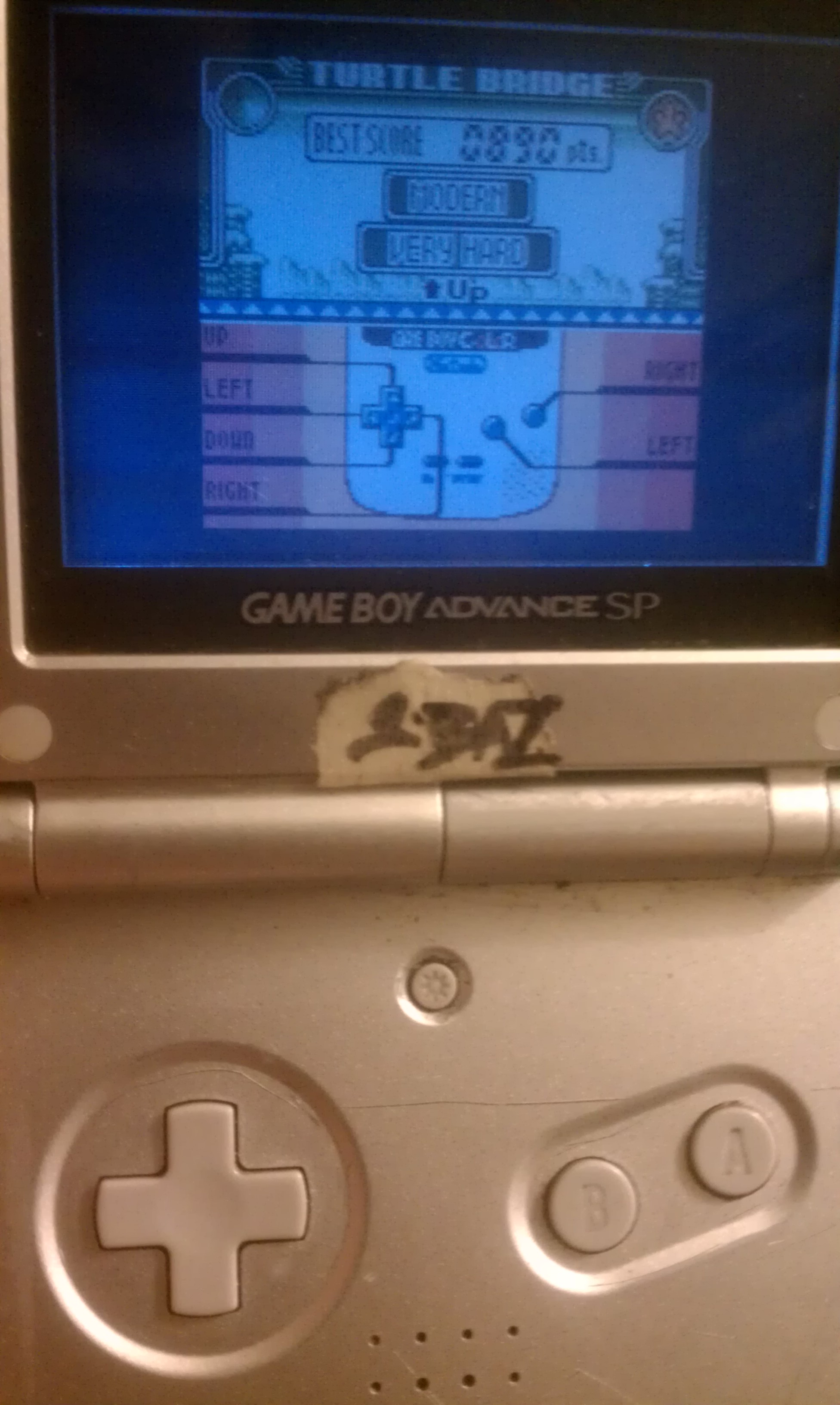 S.BAZ: Game & Watch Gallery 3: Turtle Bridge [Modern: Very Hard] (Game Boy Color) 890 points on 2019-08-29 14:58:04