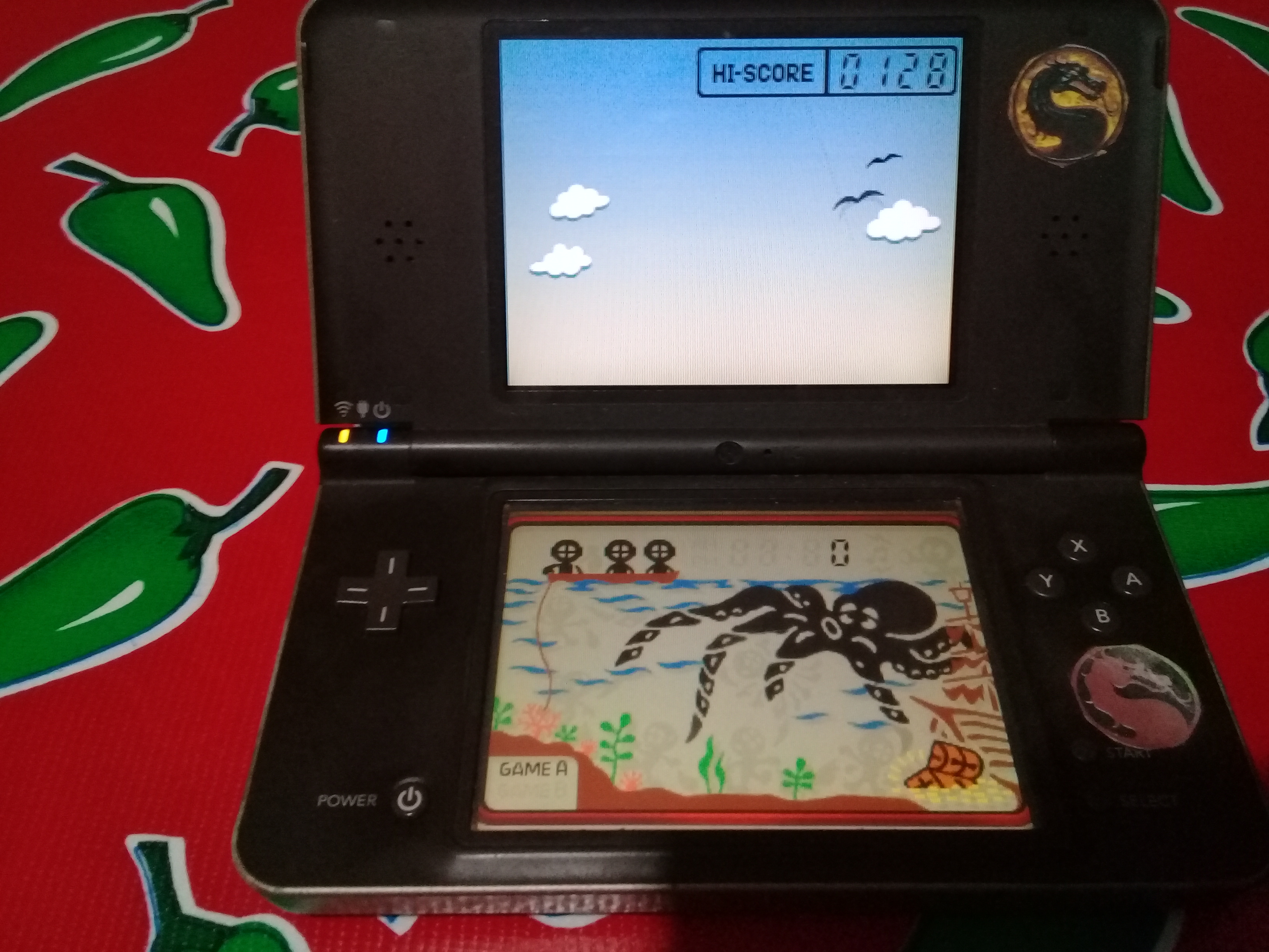 omargeddon: Game & Watch Collection 2: Octopus [Game A] (Nintendo DS) 128 points on 2021-09-23 19:30:51