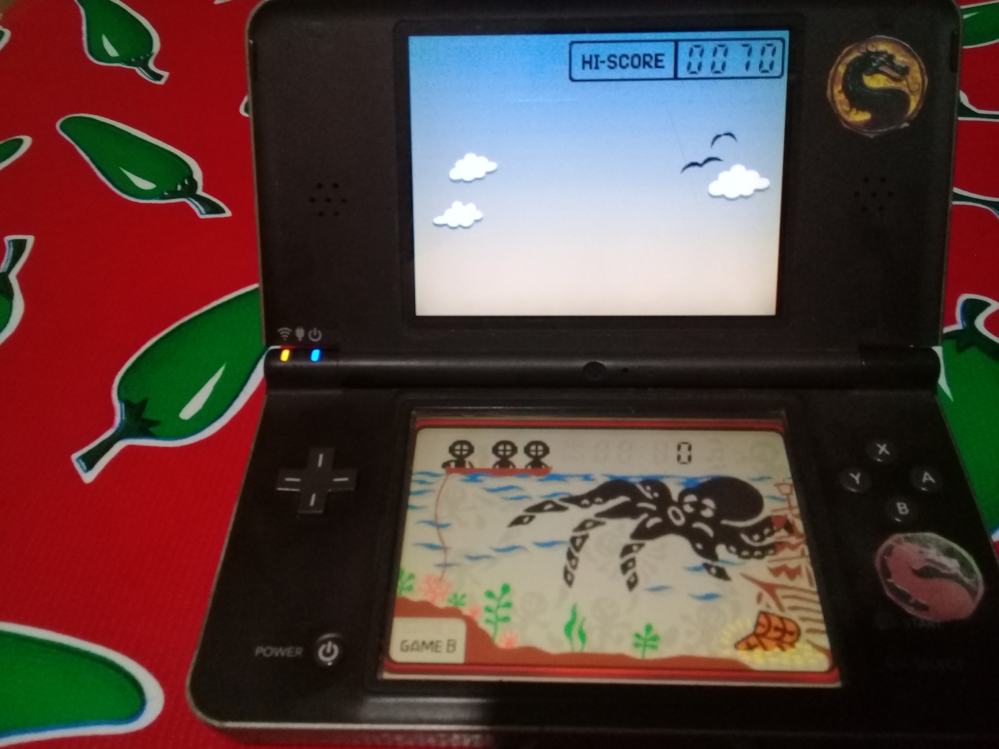 omargeddon: Game & Watch Collection 2: Octopus [Game B] (Nintendo DS) 70 points on 2021-09-23 20:50:18