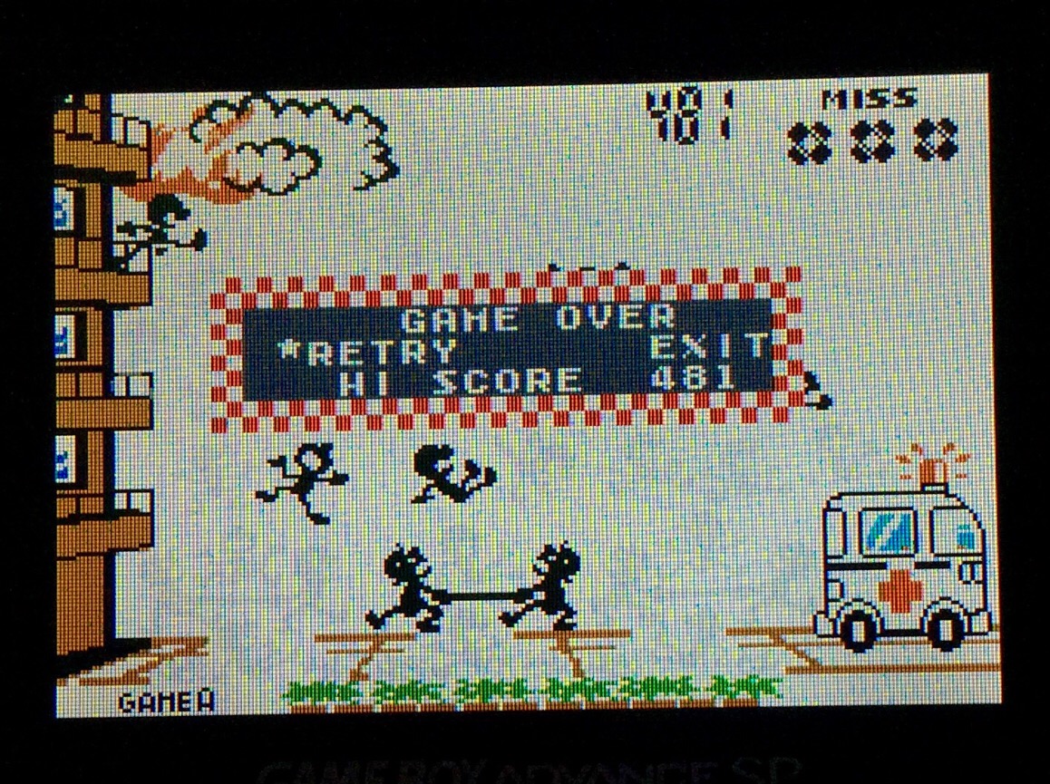 SHiNjide: Game & Watch Gallery 4: Fire [Classic: Easy] (GBA) 481 points on 2015-07-30 11:26:21