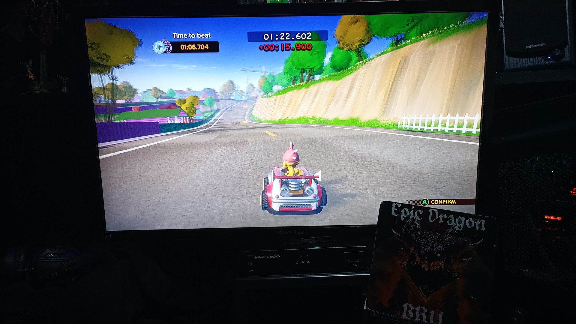 EpicDragon: Garfield Kart Furious Racing: Catz In The Hood [Time Trial: Lap Time] (PC) 0:00:25.55 points on 2022-08-05 17:27:15