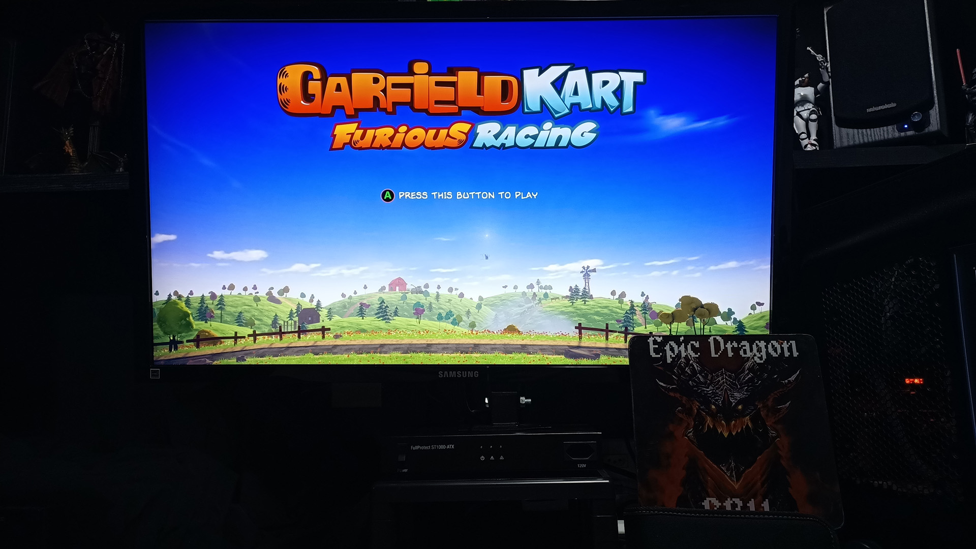 Garfield Kart Furious Racing: Country Bumpkin [Time Trial: Lap Time] time of 0:00:43.535