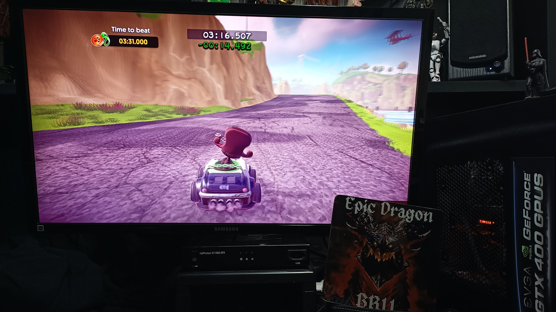 EpicDragon: Garfield Kart Furious Racing: Loopy Lagoon [Time Trial: 3 Laps] (PC) 0:03:16.507 points on 2022-08-11 17:25:46