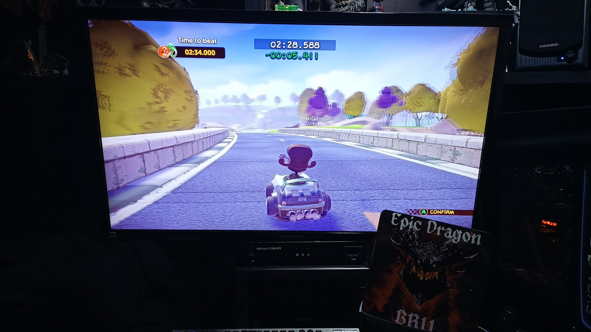 EpicDragon: Garfield Kart Furious Racing: Palerock Lake [Time Trial: Lap Time] (PC) 0:00:49.085 points on 2022-08-08 21:28:38
