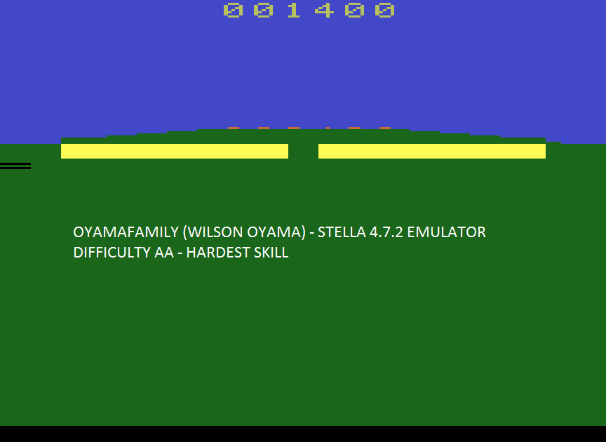 oyamafamily: Ghost Manor (Atari 2600 Emulated Expert/A Mode) 1,400 points on 2017-02-11 13:29:26