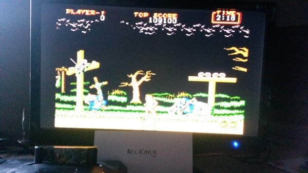 Ghouls N Ghosts 109,100 points