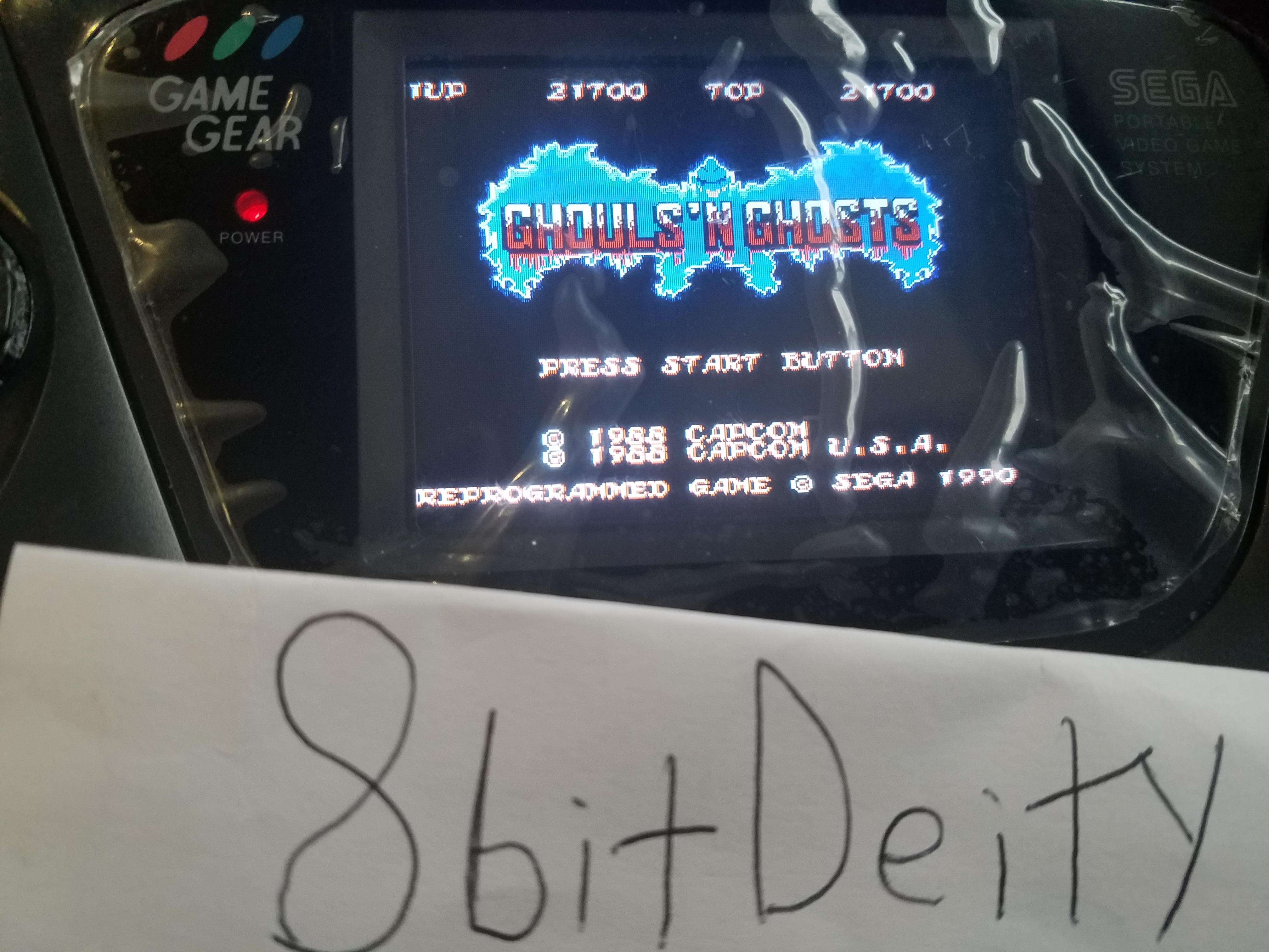 Ghouls N Ghosts 21,700 points