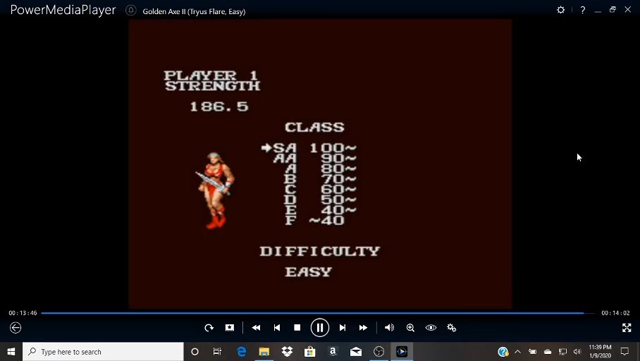 trivia212005: Golden Axe II [Easy] (Sega Genesis / MegaDrive Emulated) 187 points on 2020-02-06 03:11:41