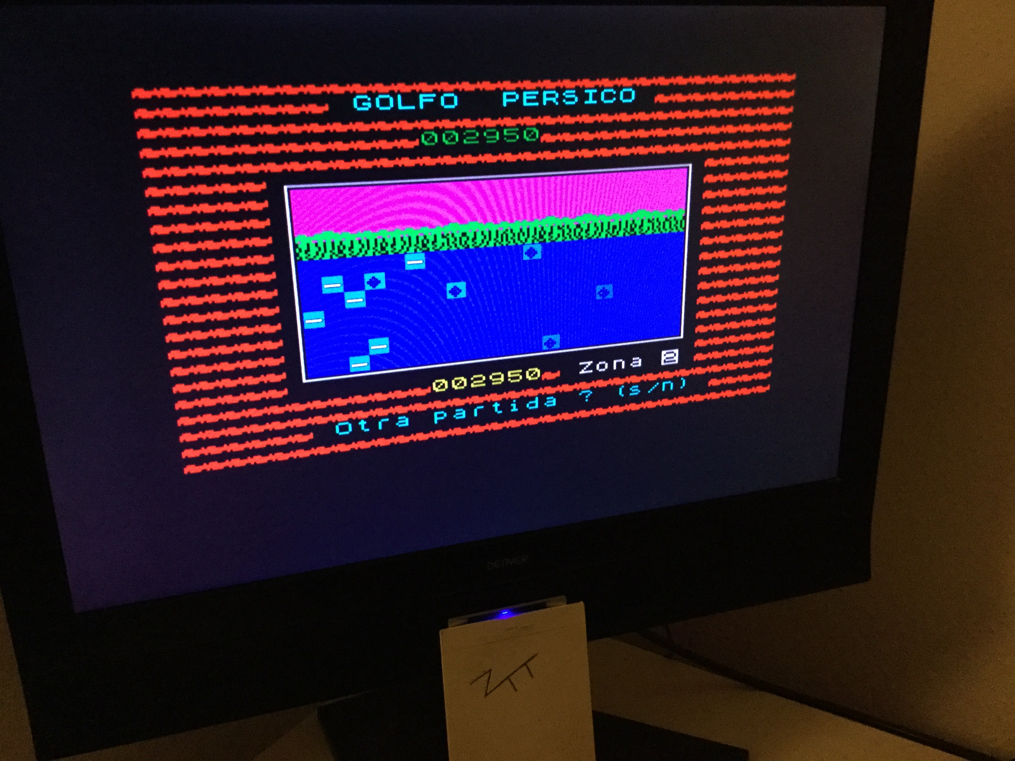 Frankie: Golfo Persico (ZX Spectrum) 2,950 points on 2020-03-21 04:06:57