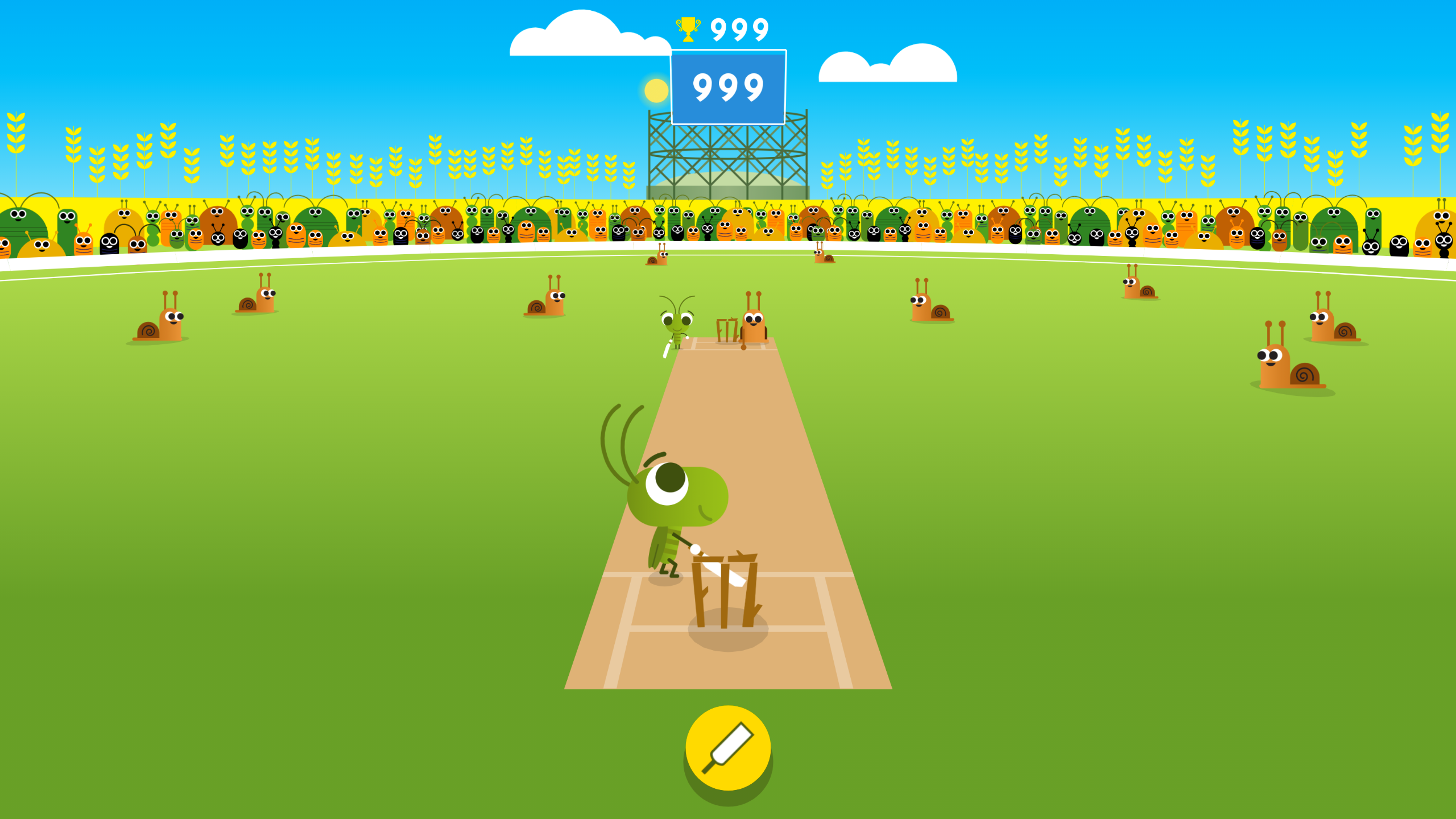 piconick: Google Doodle Cricket (Web) 999 points on 2020-12-30 00:29:14