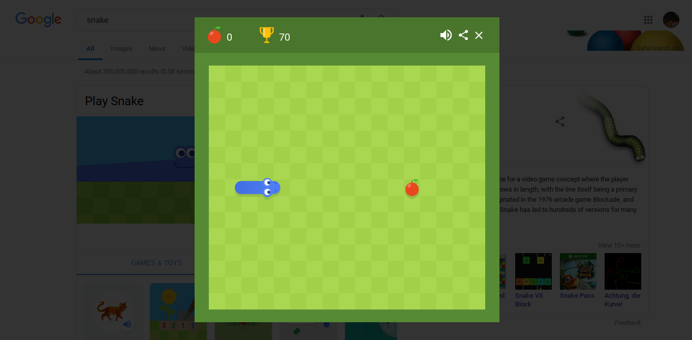 Do you know the google snake game??? Well look at my high score please.