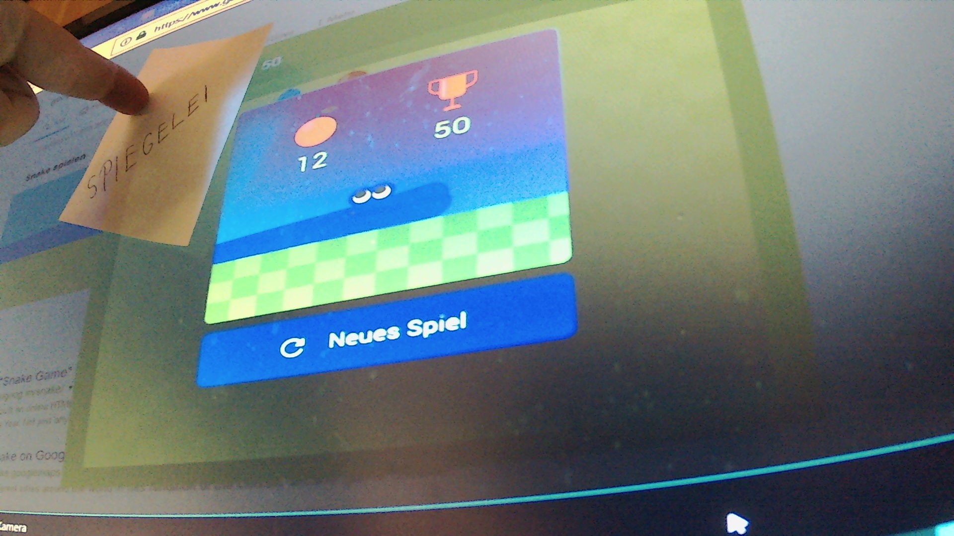 Google Snake (Web) high score by Spiegelei