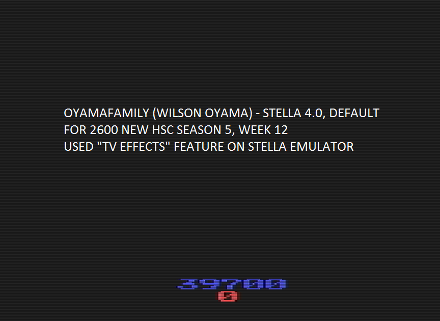 oyamafamily: Gorf (Atari 2600 Emulated) 39,700 points on 2016-04-05 18:00:56