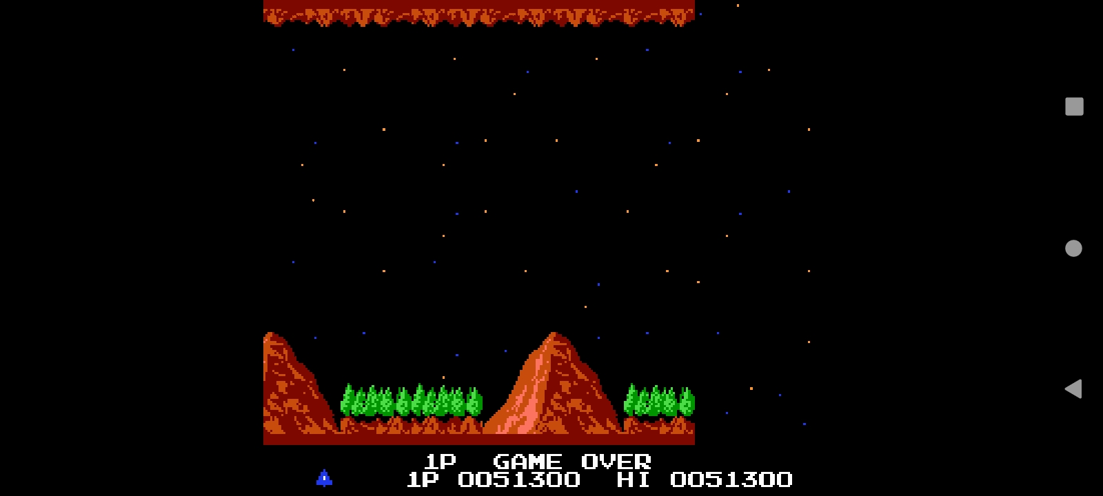 Hauntedprogram: Gradius (NES/Famicom Emulated) 51,300 points on 2022-07-26 14:57:03