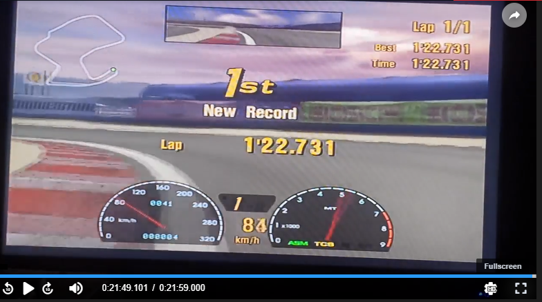 kernzy: Gran Turismo 3: A-Spec [Time Trial] [Laguna Seca Raceway] (Playstation 2) 0:01:22.731 points on 2023-01-01 17:36:06