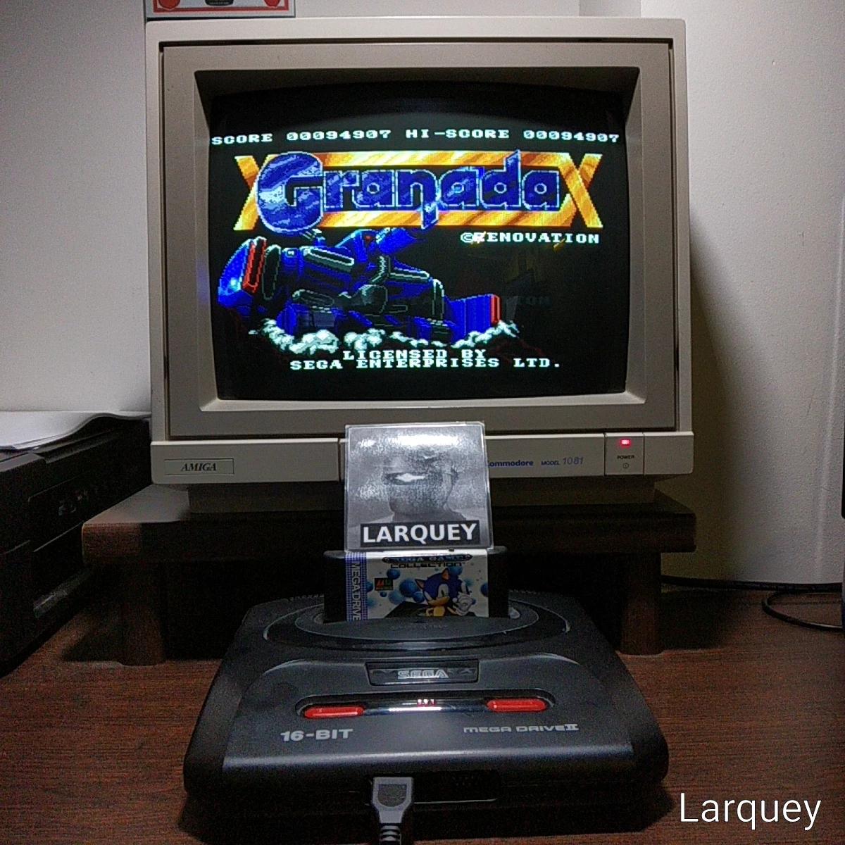 Larquey: Granada [Normal / 3 Lives] (Sega Genesis / MegaDrive) 64,909 points on 2021-09-25 03:16:07