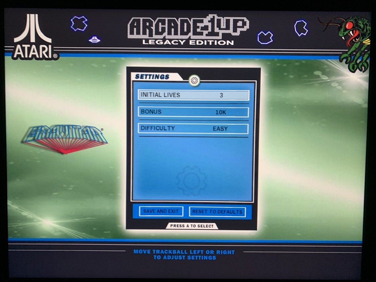 jgkspsx: Gravitar (Arcade Emulated / M.A.M.E.) 6,100 points on 2022-06-19 00:04:46
