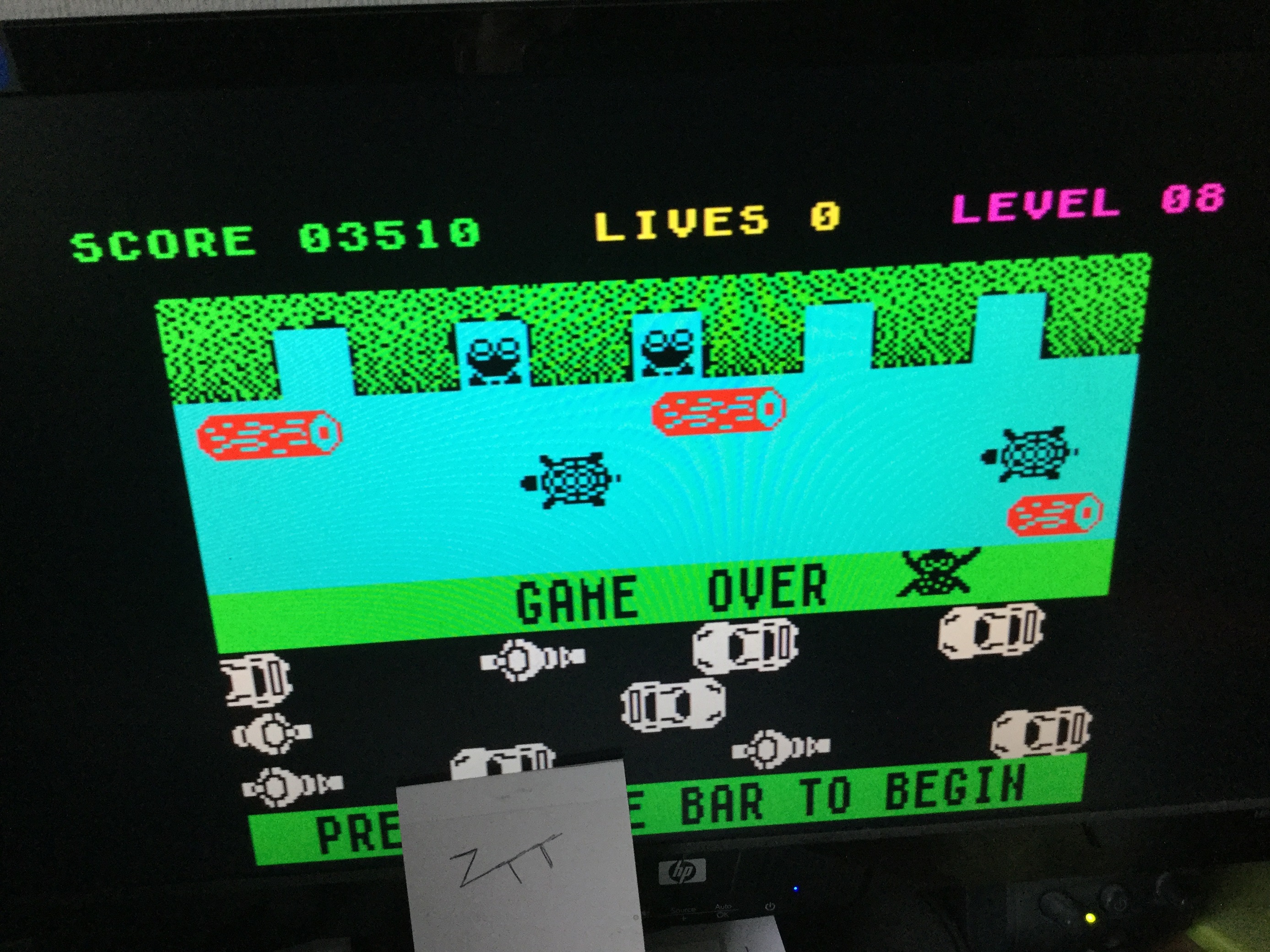 Frankie: Grebit (ZX Spectrum Emulated) 3,510 points on 2021-05-02 05:54:36