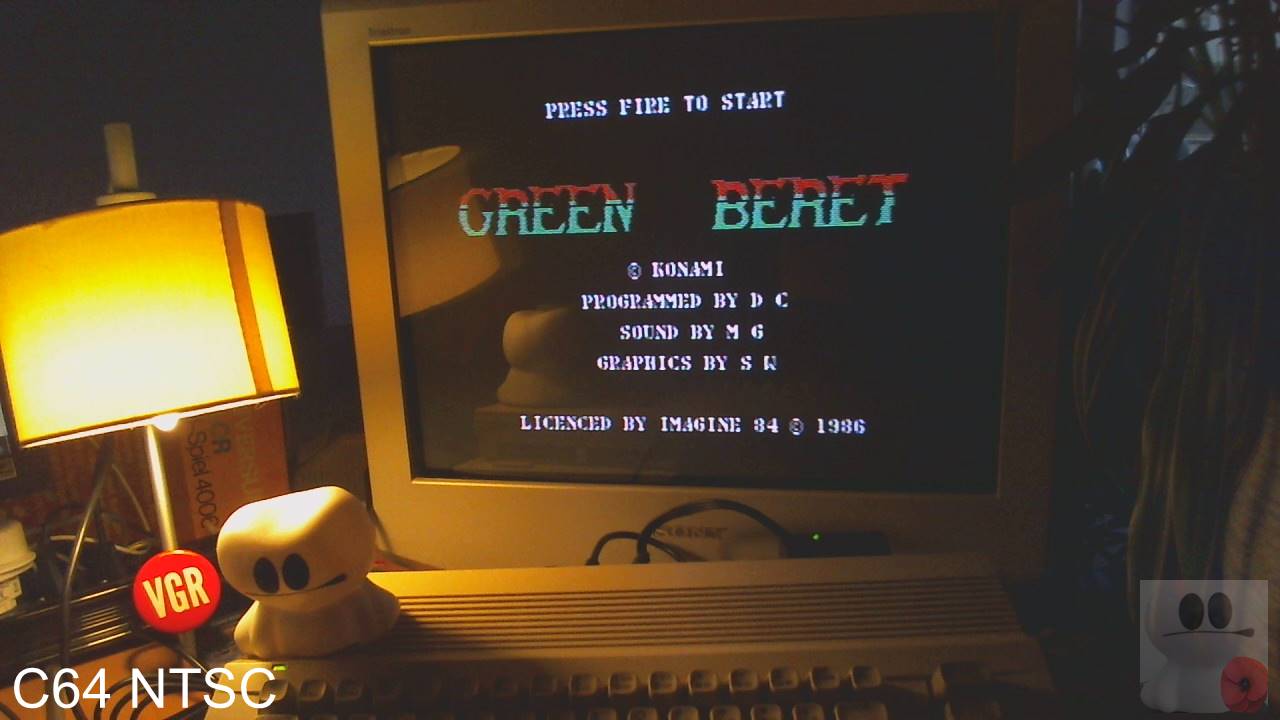 GTibel: Green Beret (Commodore 64) 92,470 points on 2020-02-24 09:54:52