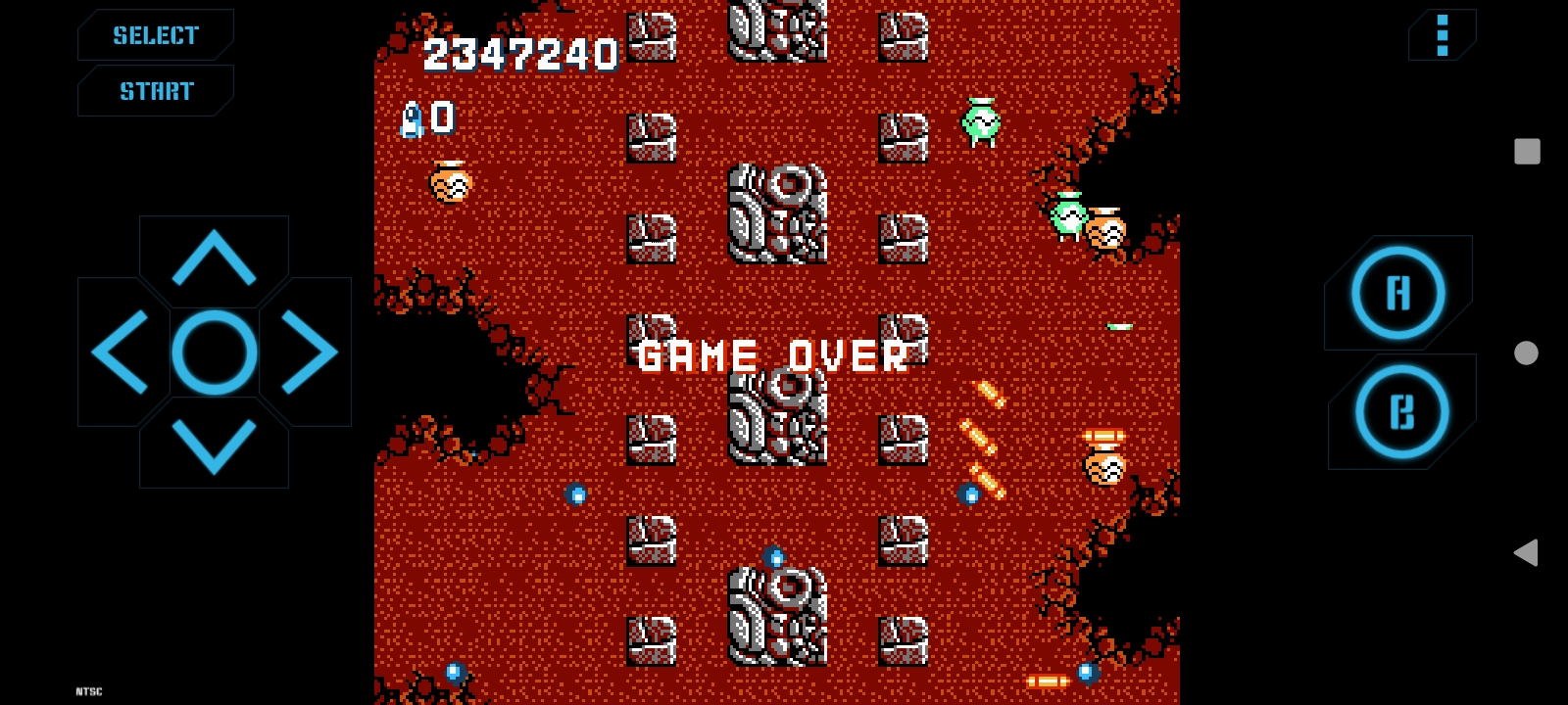 Hauntedprogram: Gun-Nac (NES/Famicom Emulated) 2,347,240 points on 2022-11-09 07:08:59